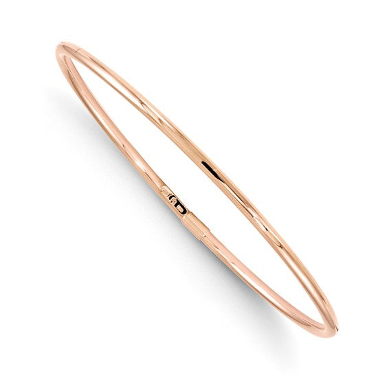 Leslie's 10K Rose Gold Slip-On Bangle Bracelet