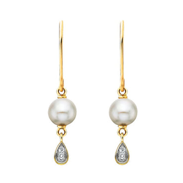 Pearl Teardrop Earrings