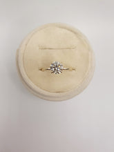 Load image into Gallery viewer, 14kt Yellow Diamond Solitaire Ring
