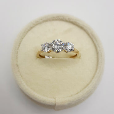 14kt Yellow Gold Lab Grown Ring