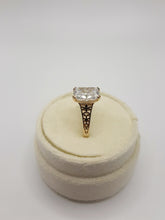 Load image into Gallery viewer, 14kt Yellow Gold 3.09 Carat Radiant Cut Lab Grown Diamond
