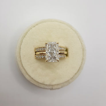 14kt Yellow Gold .50 carats of Natural Diamonds Ring