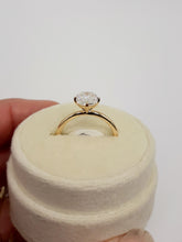 Load image into Gallery viewer, 14kt Yellow Gold Compass set 2.04 carat Cushion Cut Lab Grown Diamond

