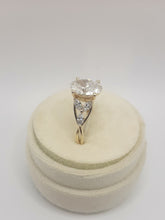 Load image into Gallery viewer, 14kt yellow gold diamond engagement ring
