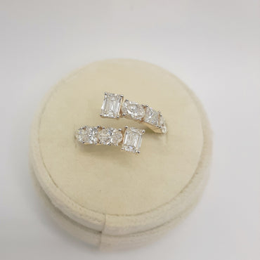 14kt yellow gold fashion bypass ring