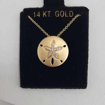 14kt yellow gold diamond Effy San dollar necklace