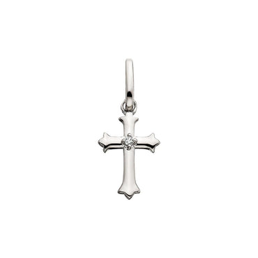 Silver Cross Charm