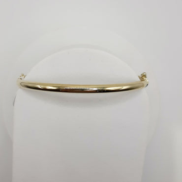 10Kt Yellow Gold High Polish Bangle Bracelet