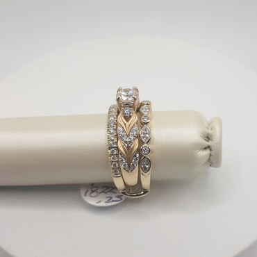 14Kt Yellow Gold Ring Guard