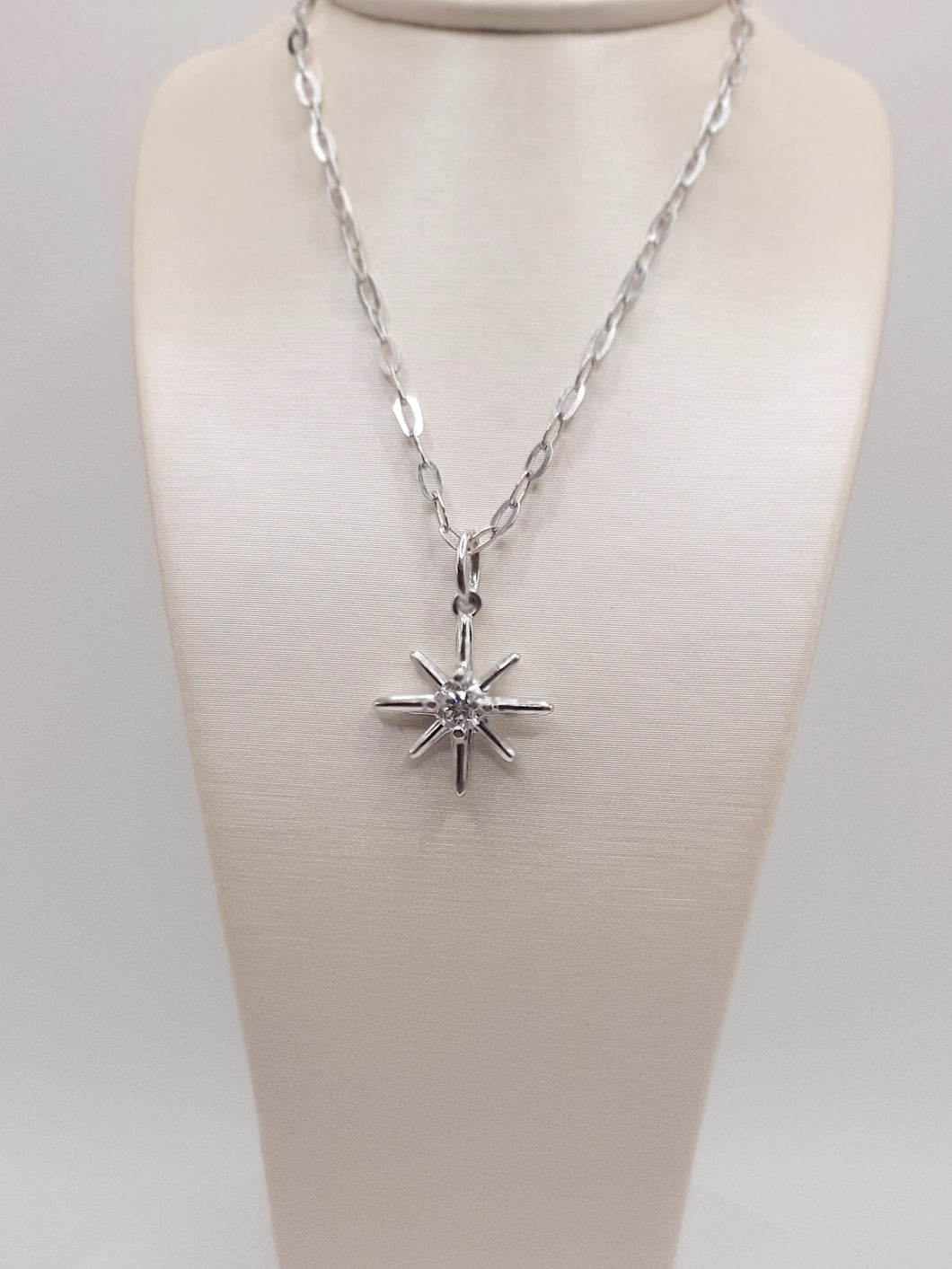 Sterling Silver Starburst Pendant