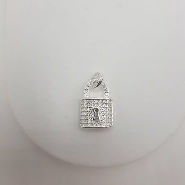 Sterling Silver Lock Charm