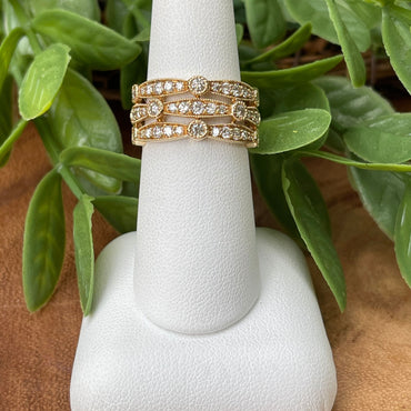 14kt Yellow Gold Stackable Band