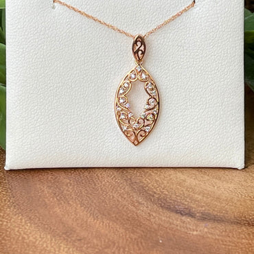 14kt Rose Gold Vintage Pendant