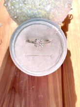Load image into Gallery viewer, 14kt Yellow Gold Cushion Cut Diamond Halo Ring
