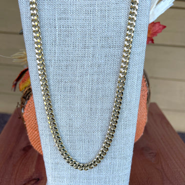 10K Yellow Gold Miami Cuban Necklace