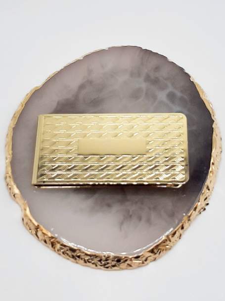 Gold Tone Money Clip