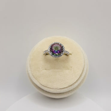 Sterling Silver Mystic Topaz Ring