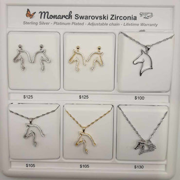 Sterling Silver Horse Collection Featuring Monarch Swarovski Zirconia (#5)