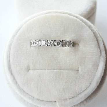 14Kt White Gold Diamond Band