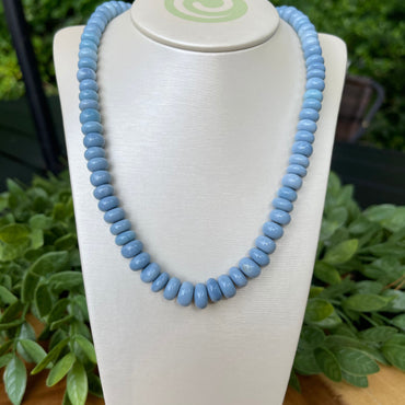 Peruvian Blue Opal Necklace