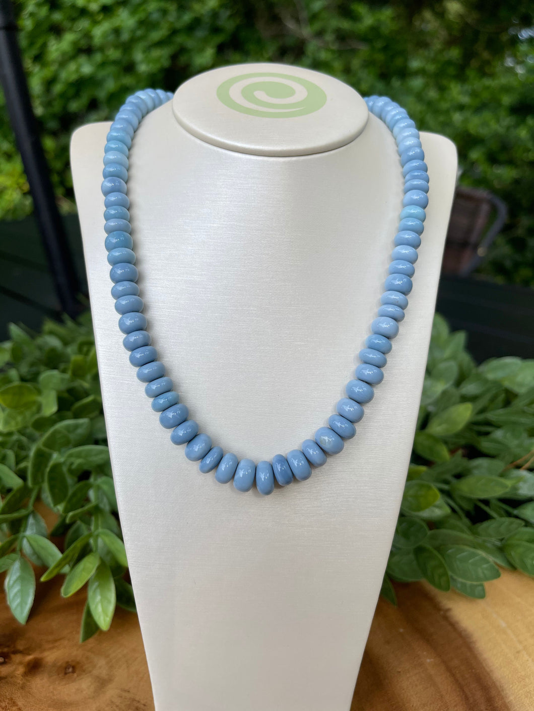 Peruvian Blue Opal Necklace