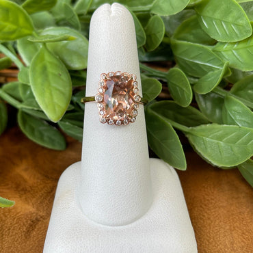 14kt RG and Morganite Ring